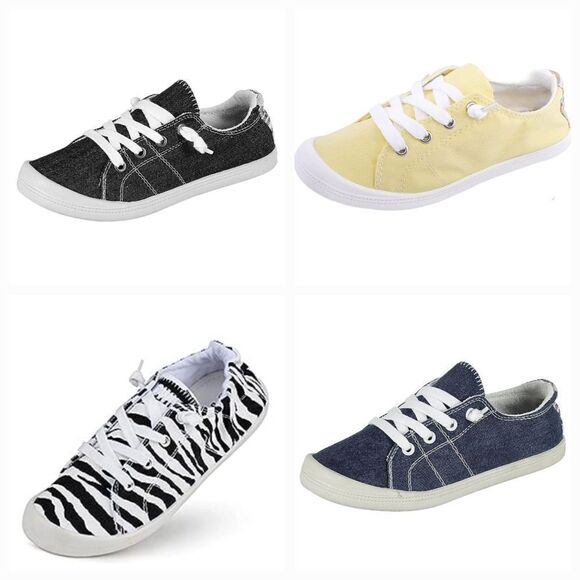 📷☔️🔸️NIB Black Slip-on Cushioned Lightweight Sneakers Size 8.5 - Picture 4 of 4